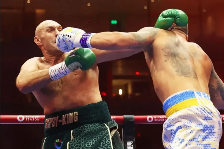 Kanvaskan Tyson Fury...