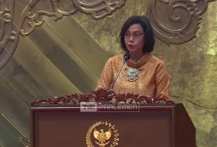 Sri Mulyani di Depan...