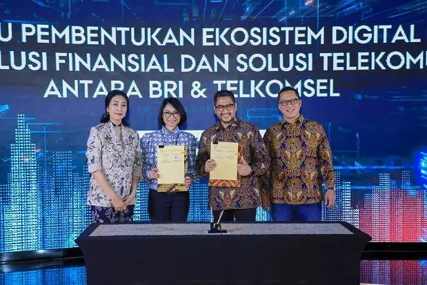 BRI Bersama Telkomsel...