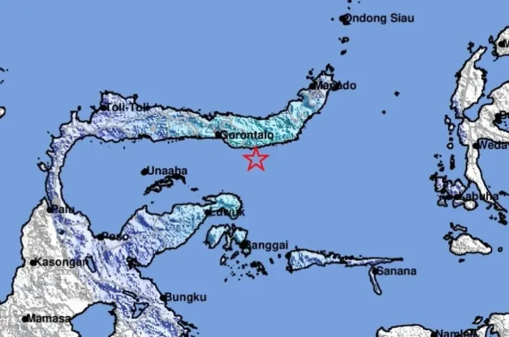 Gempa M5,6 di Bolsel...