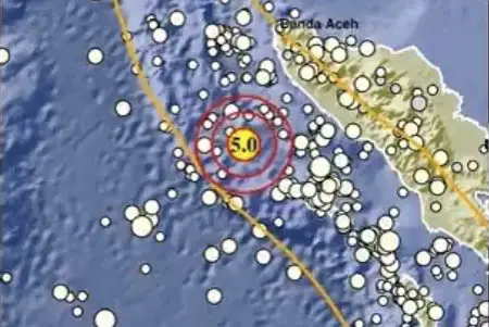 Gempa M5,0 Guncang Calang...