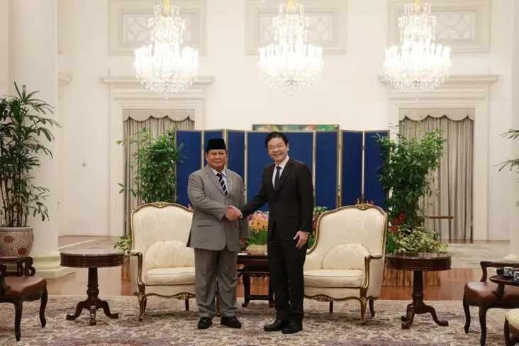 Menhan Prabowo-PM Singapura...