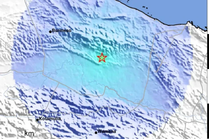Gempa M5,0 Guncang Mamberamo...