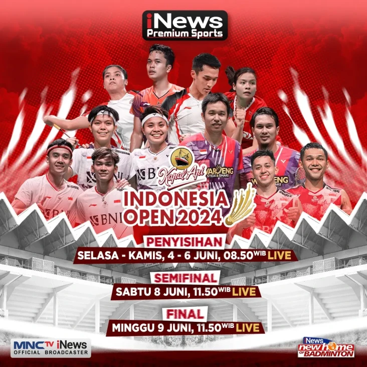 6 Wakil Indonesia Lolos...