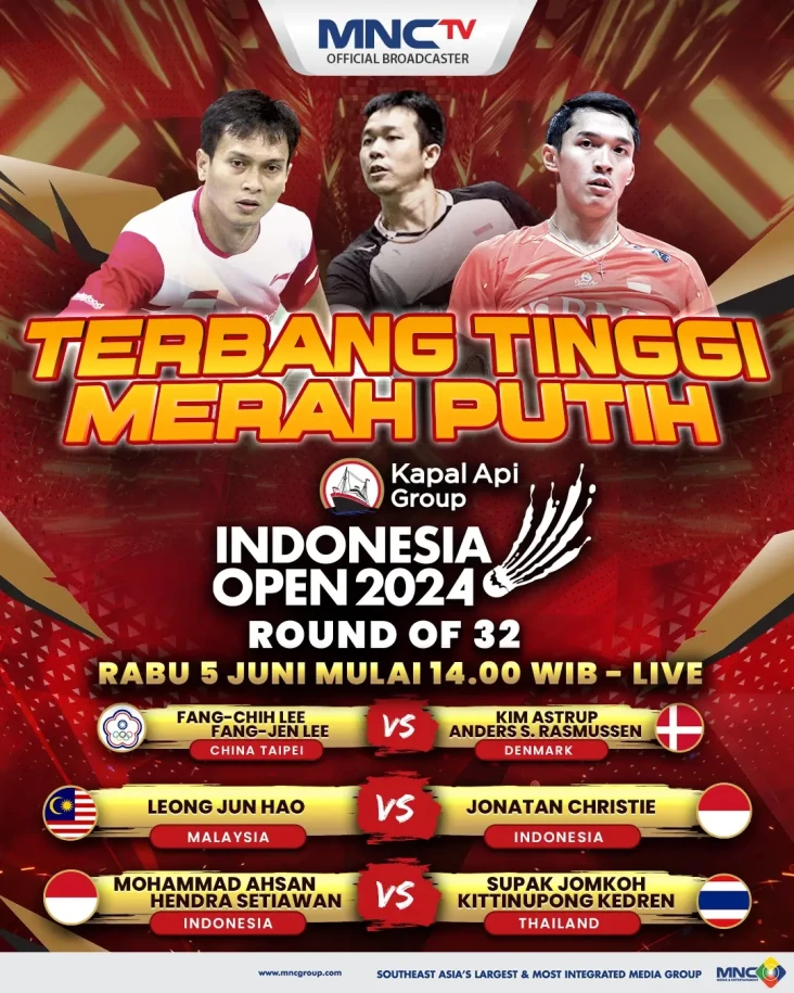 MNCTV Tayangkan 3 Pertandingan...