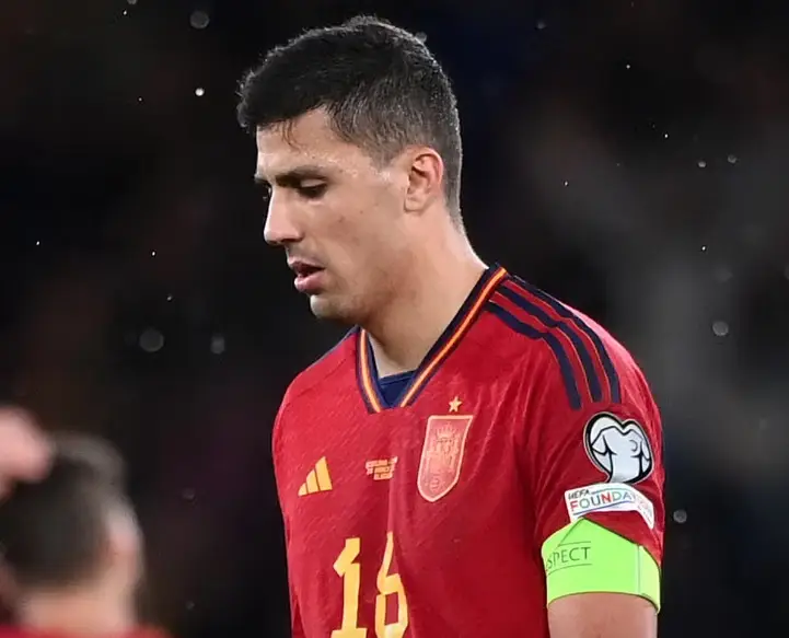 Gelandang Spanyol Rodri...