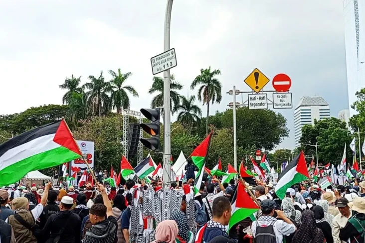Satu Jam Aksi Bela Palestina...