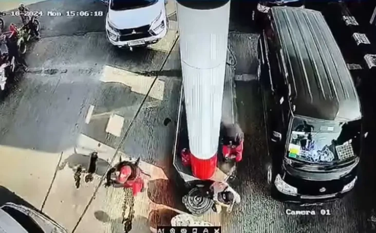 Viral SPBU di Cilegon...