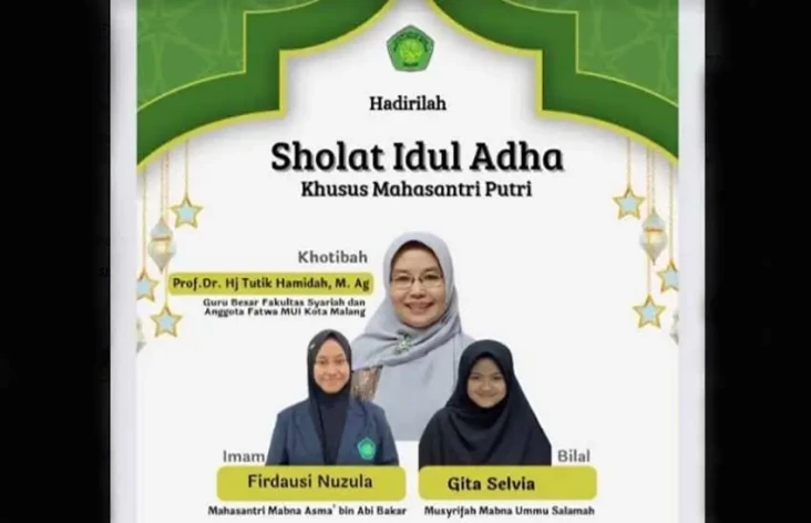 Salat Iduladha di UIN...