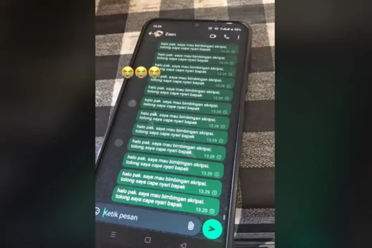 Viral! Mahasiswa Spam...