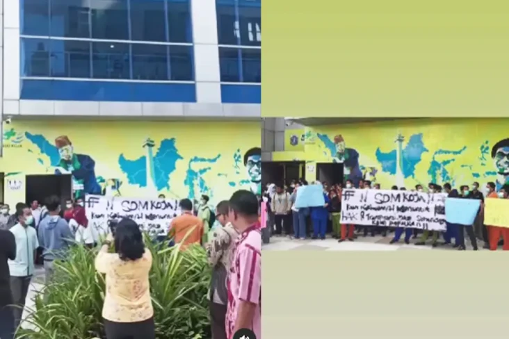 Tuntut Hak, Pekerja...