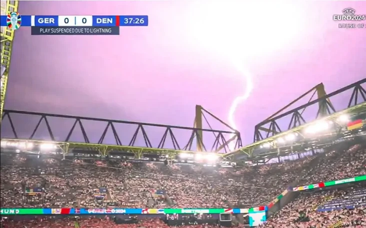 Badai Petir, Laga Jerman...