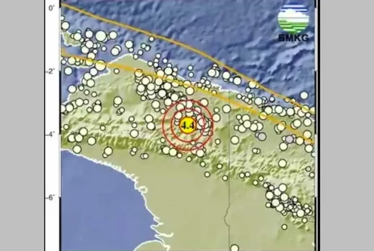 Gempa M4,4 Guncang Yalimo...