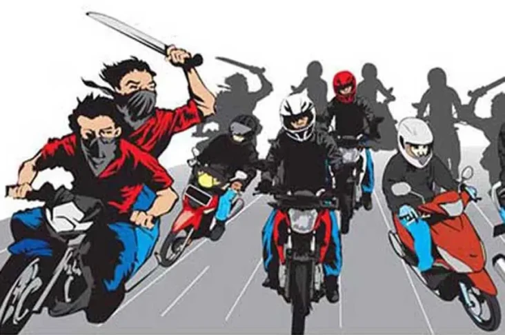 Ngeri! Geng Motor Ngamuk...