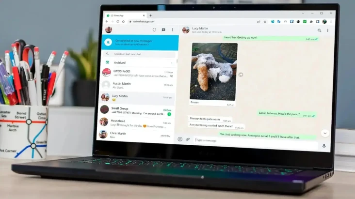 Cara Blur WhatsApp Web...