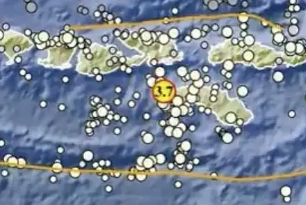 Gempa Magnitudo 3,7...