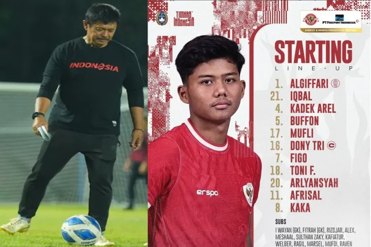 Susunan Pemain Indonesia...