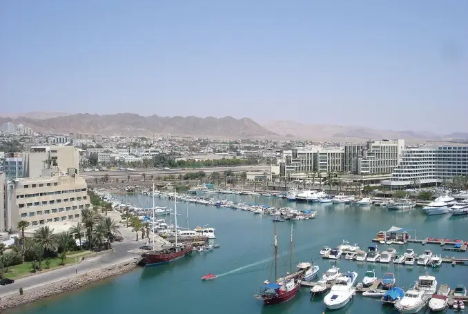 Pelabuhan Eilat Israel...