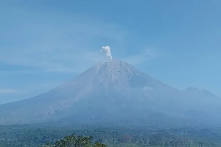 Gunung Semeru Meletus,...