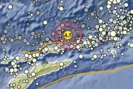 Gempa Magnitudo 4,5...
