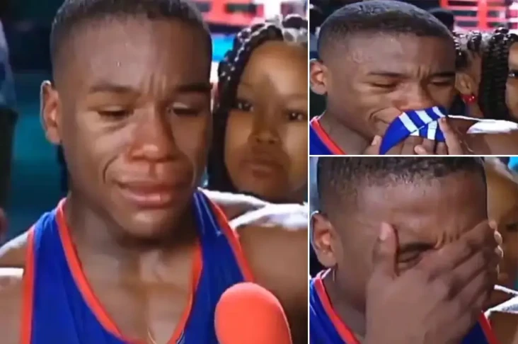 Mayweather Menangis...