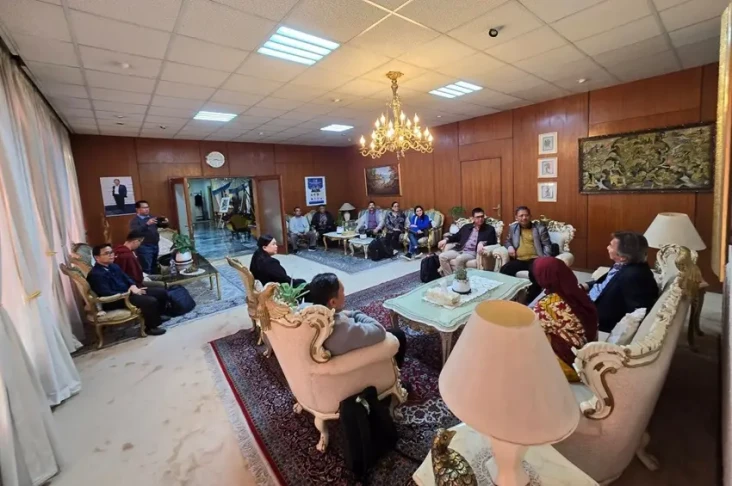 Delegasi Indonesia-Ethiopia...