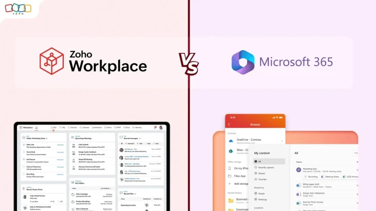 Zoho Workplace vs Microsoft...