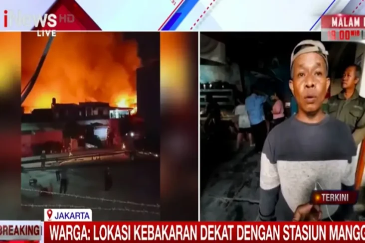Kebakaran di Manggarai,...