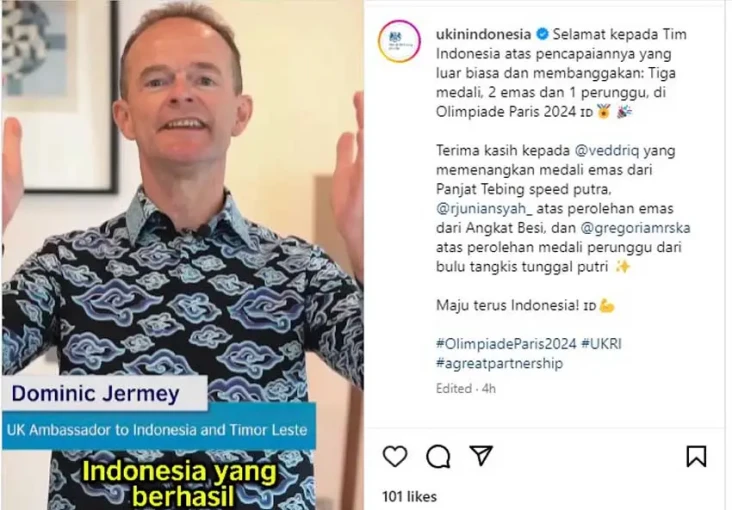 Dubes Inggris Dominic...