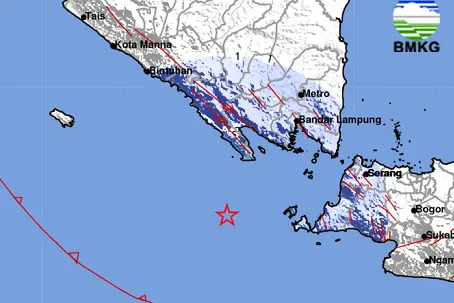 Gempa Dangkal M4,9 Guncang...