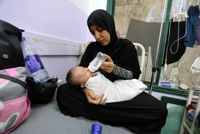 Bayi di Gaza Lumpuh...