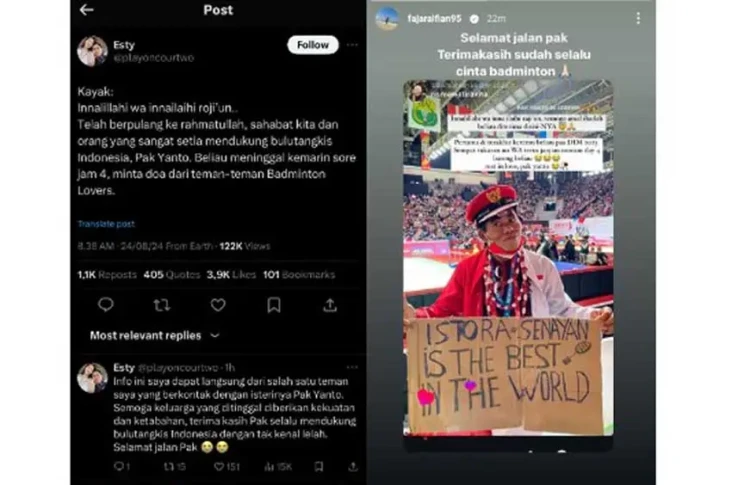 Pak Yanto, Suporter...
