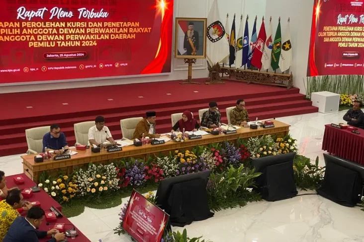 KPU Tetapkan 8 Parpol...