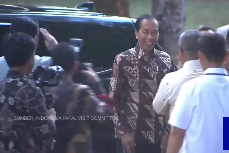 Tiba di GBK, Presiden...