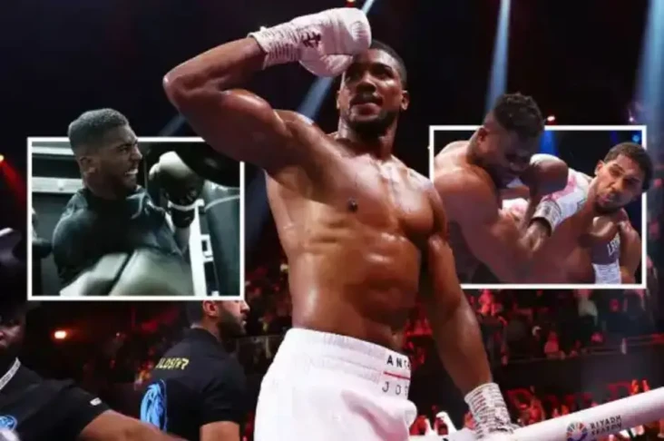 Pukulan Anthony Joshua...