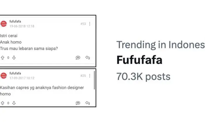 Fufufafa Jadi Trending...