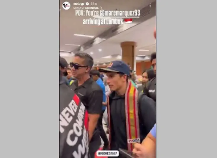 Sampai di Lombok, Marc...