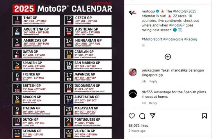 Resmi! Ini Kalender...