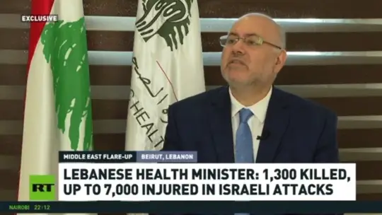 Menteri Kesehatan Lebanon...