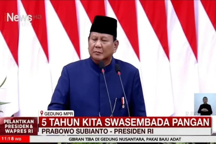 Pidato Kenegaraan, Prabowo:...