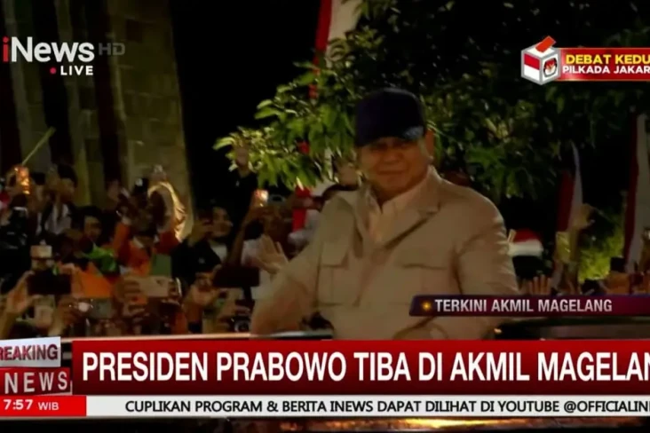 Presiden Prabowo Tiba...