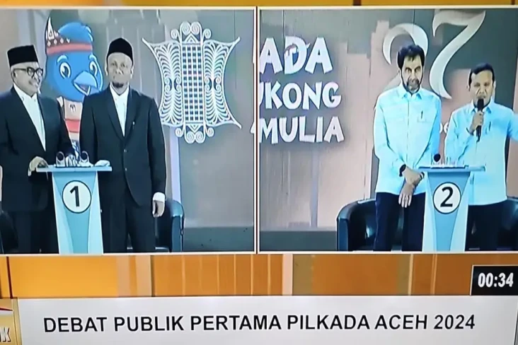 Debat Pertama Pilgub...