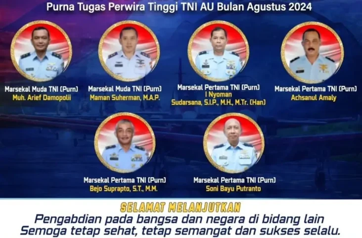 6 Pati TNI Angkatan...