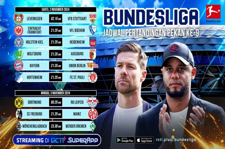 Jadwal Streaming Bundesliga...