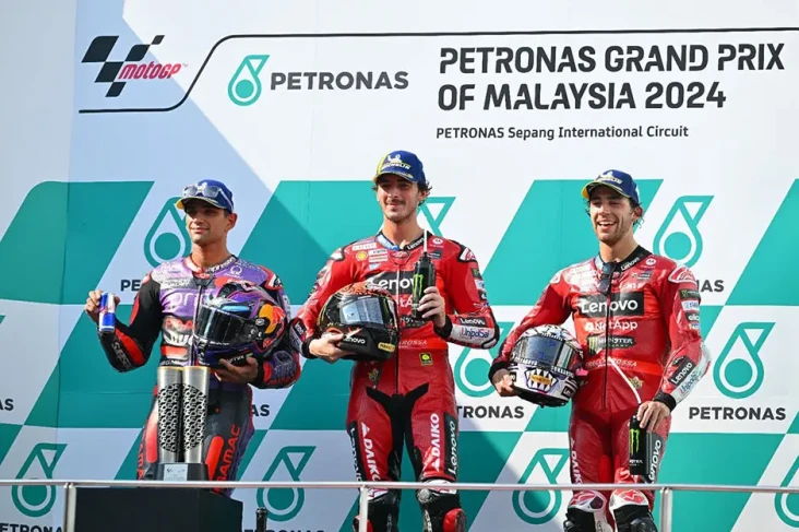 Klasemen Pembalap usai...