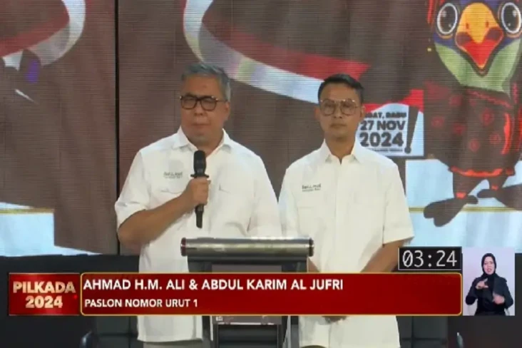 Debat Pilkada Sulteng,...