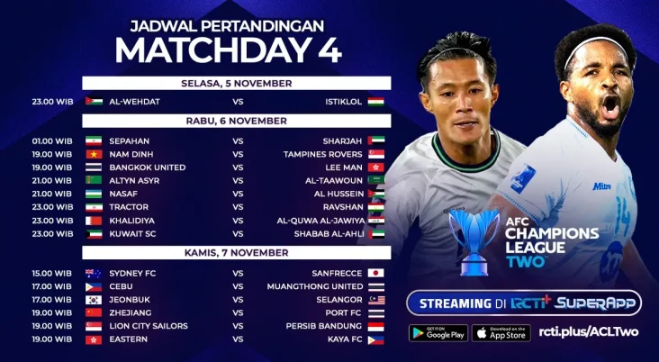 Jadwal Streaming AFC...
