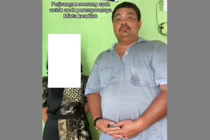 Viral, Ayah di Sidimpuan...