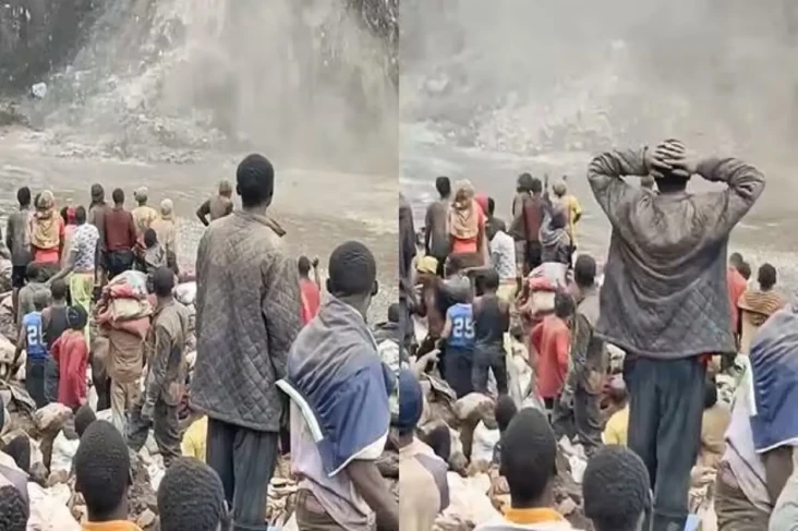 Viral! Gunung Runtuh...