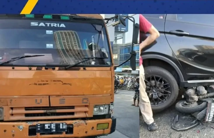 Truk Tronton Tabrak...